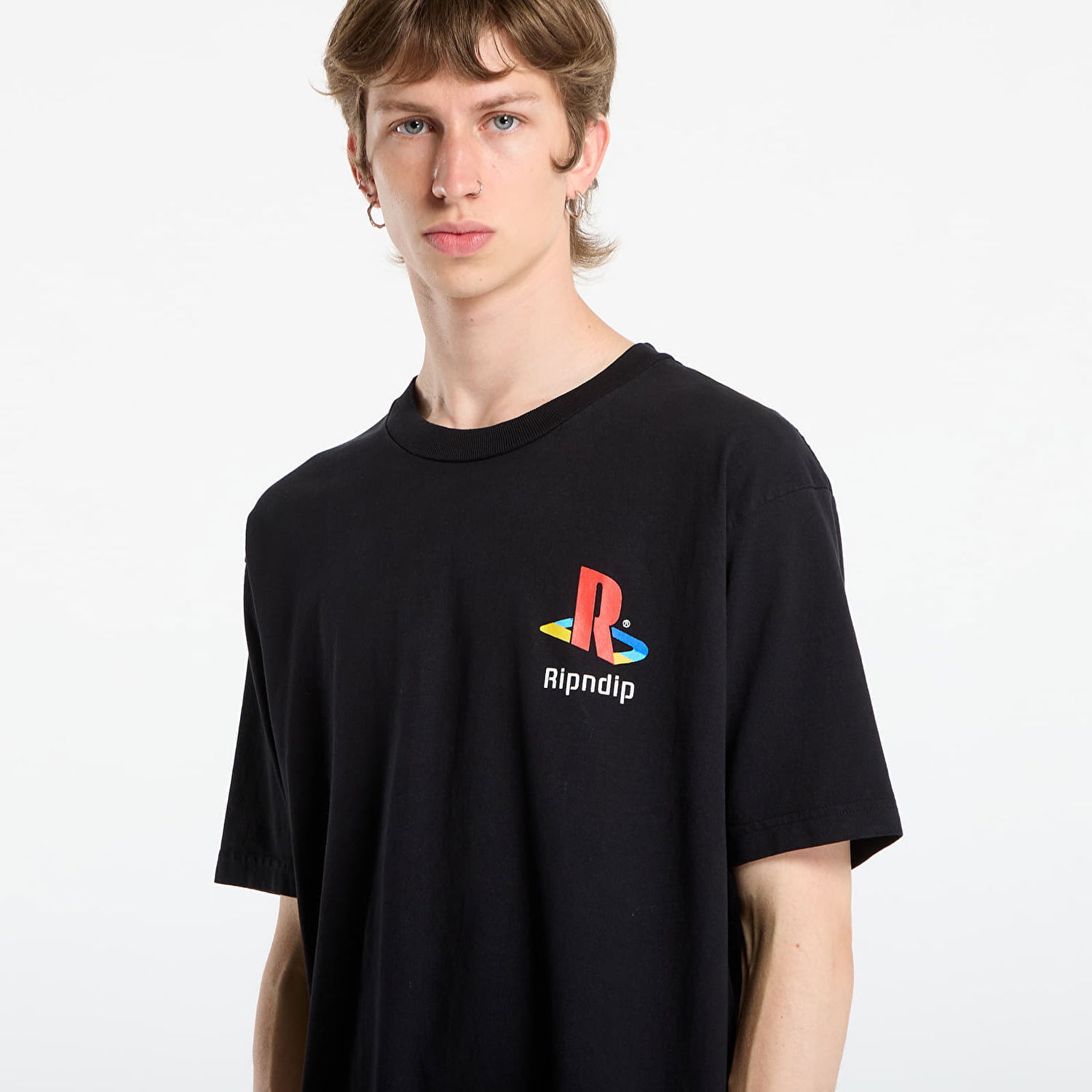 T-shirt RIPNDIP RIPNDIP Nermii T-Shirt Sort | RNDFALL25126, 1