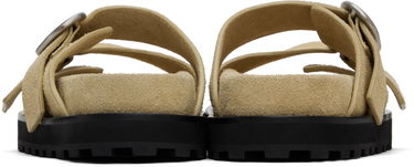 Tøj Jil Sander Jil Sander Pin-Buckle Suede Sandals Beige | J44WP0026_P8213, 1
