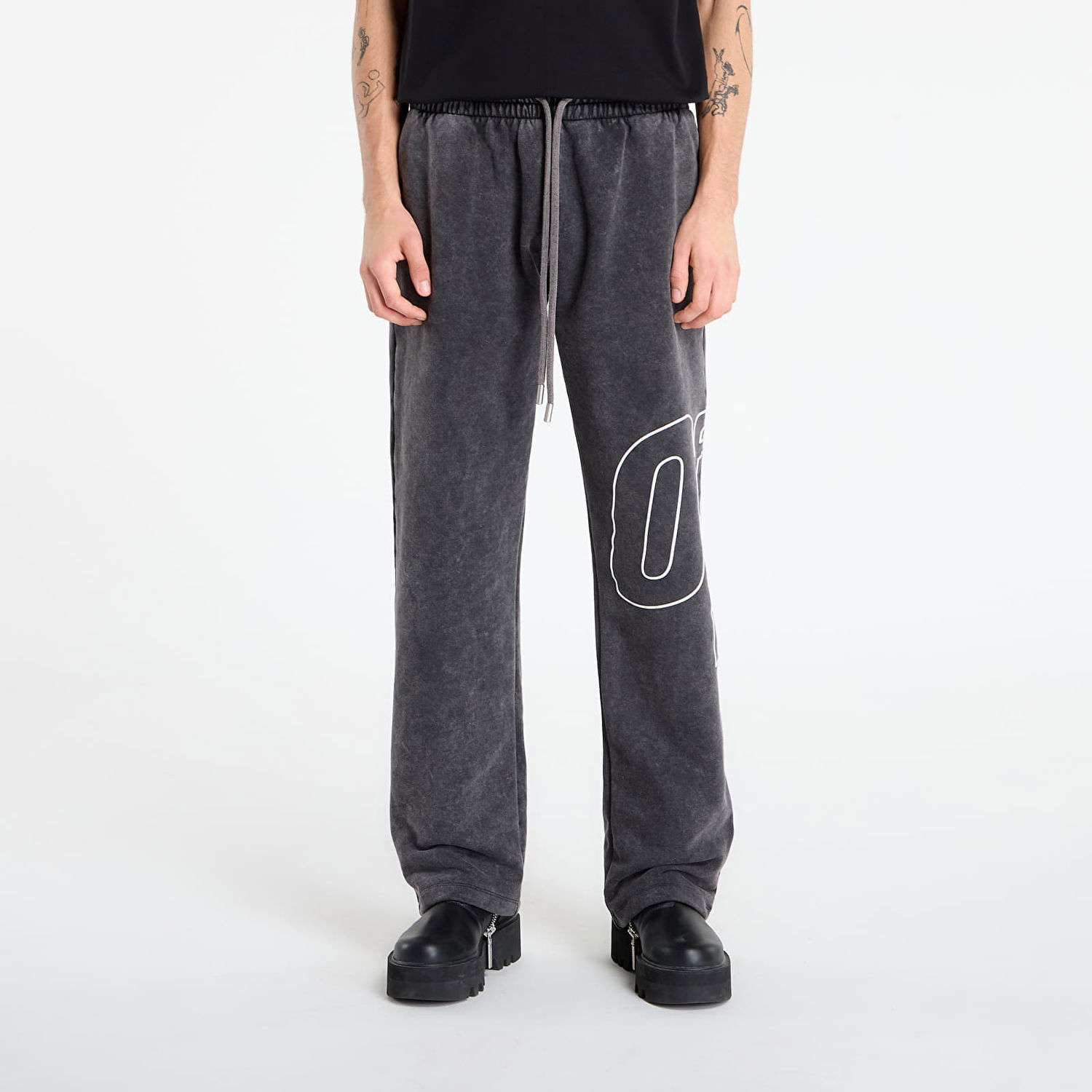 Joggingbukser Off-White Off-White Outline Arrow Sweatpants Grå | OMCH05AF25FLE0011301, 0