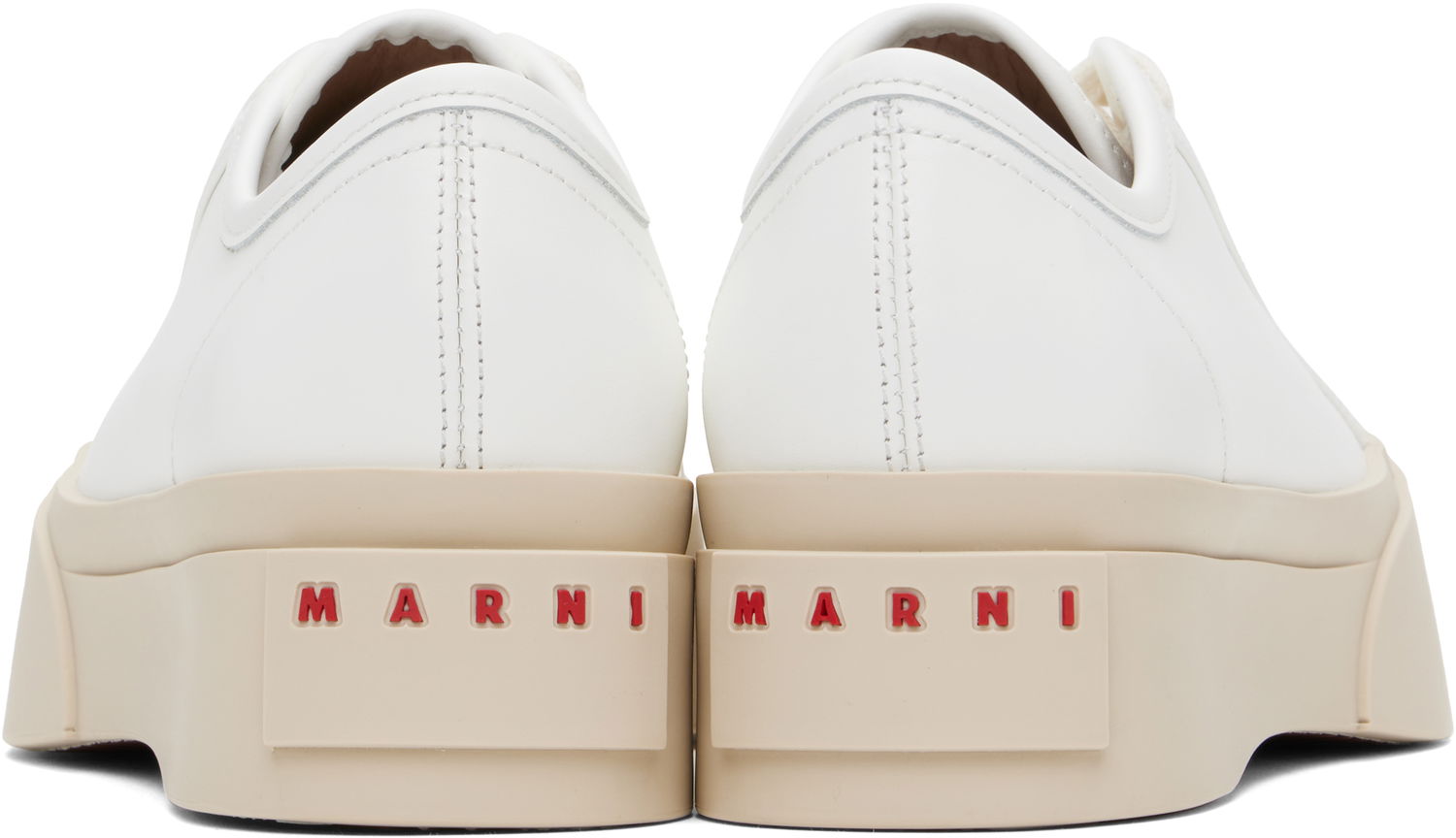 Skopleje Marni Marni Pablo Nappa Leather Hvid | SNZW003020 P7226, 1