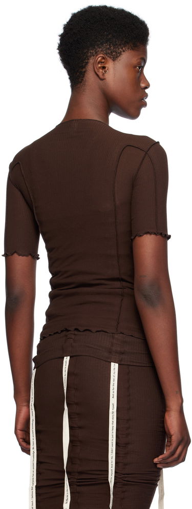 T-shirt Baserange Omato Brown Fitted T-Shirt Brun | TTO3-RB-SP24, 2