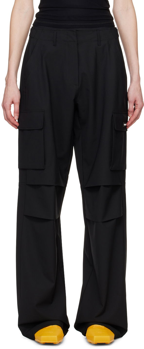 Cargo bukser Coperni Tailored Cargo Pants Sort | COPP40106C