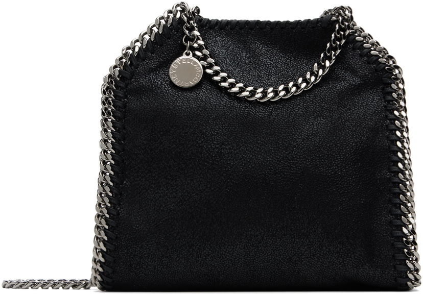 Håndtaske Stella McCartney Falabella Tiny Shoulder Bag Sort | 391698W9132