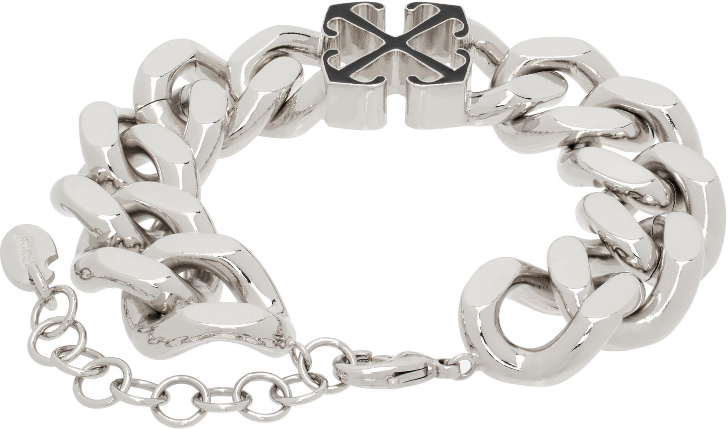 Armbånd Off-White Enamel Arrow Chain Bracelet Metalisk | OMOA106C99MET0017210, 1