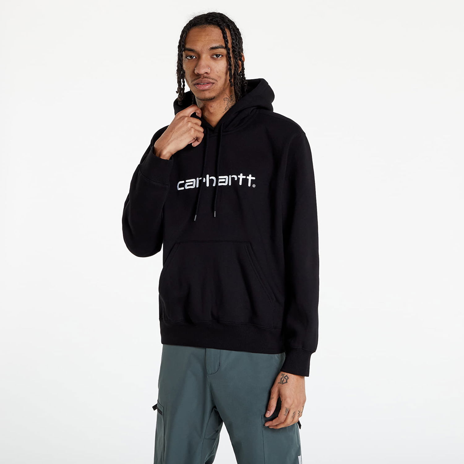 Sweatshirt Carhartt WIP WIP Hooded Sort | I030230.0D2XX, 0