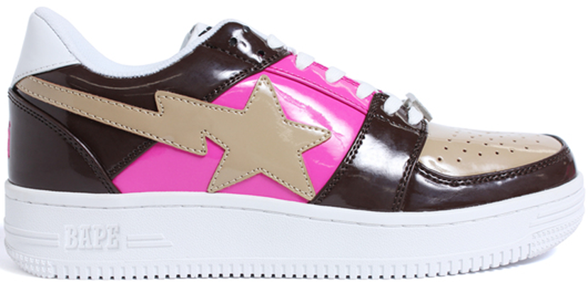 Sneakers og sko BAPE Bape Sta Low 2017 "Brown Pink Beige" Beige | 001FWD801001XBRW