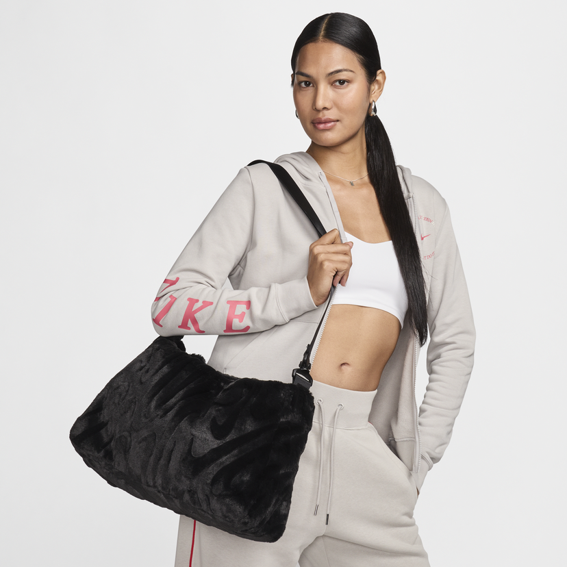 Mulepose Nike Faux Fur Tote Bag Sort | FZ1323-010