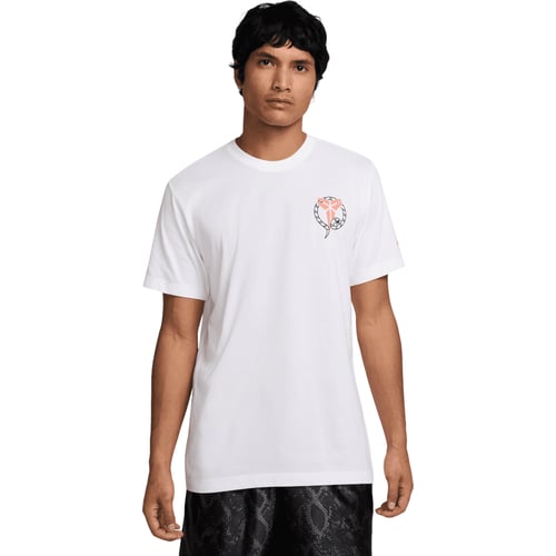 T-shirt Nike Graphic Print Cotton T-Shirt Hvid | HV5150