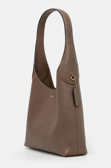 Håndtaske Coach Leather Shoulder Bag Brun | CU068, 1