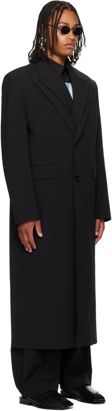 Frakker Jean Paul Gaultier Jean Paul Gaultier Double Layer Coat Sort | 25/03-U-OU010-W002-00, 4