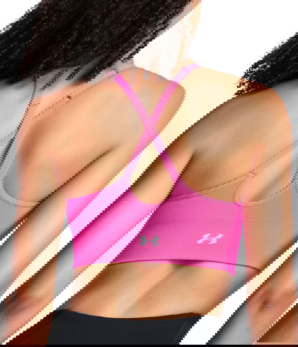 Bh Under Armour Seamless Low Bra Lyserød | 1384417-652, 1