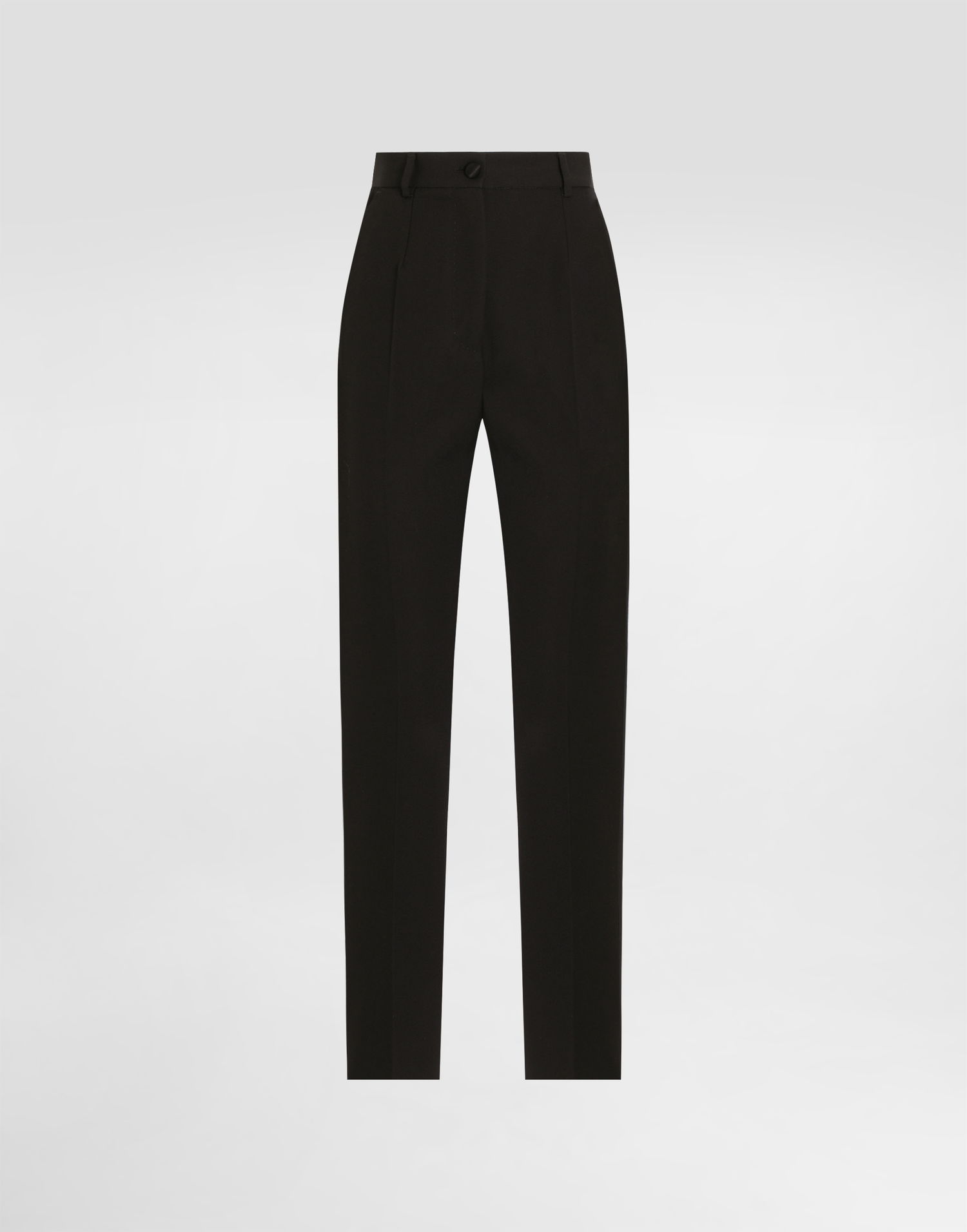 Bukser Dolce & Gabbana Dolce & Gabbana Tailored Woolen Tuxedo Pants Sort | FTAM0TGDC5YN0000, 0