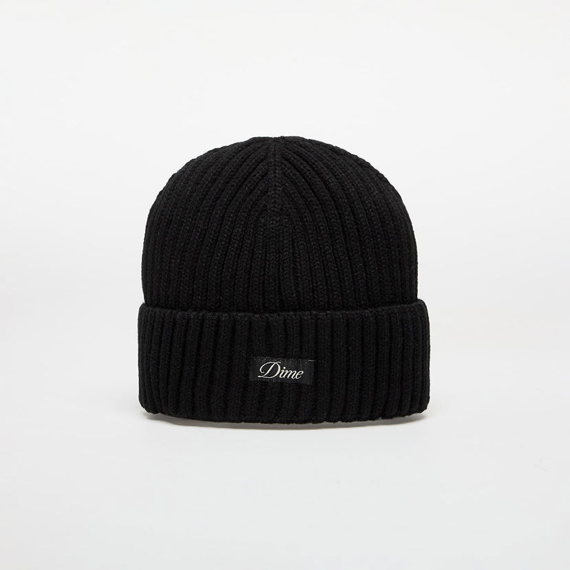 Beanie Dime DIME Cursive Fold Beanie Sort | DIMEHO2427BLK
