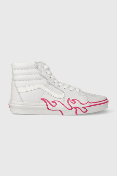 Sneakers og sko Vans SK8-HI Flame Hvid | VN0005UJYU21, 0