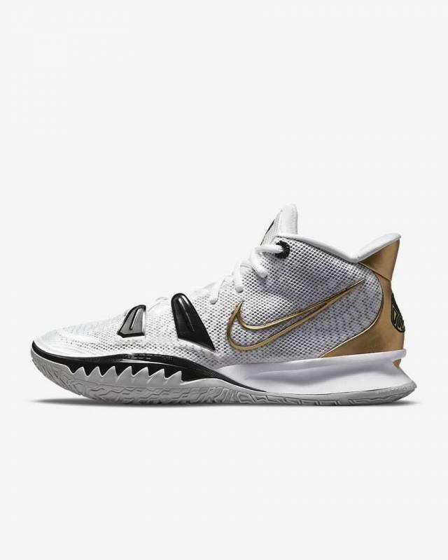 Sneakers og sko Nike Kyrie 7 "White Black Gold" Hvid | CQ9326-101, 0