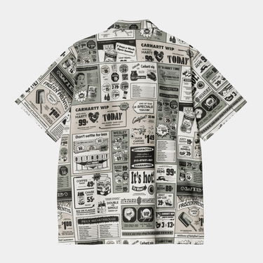 Skjorte Carhartt WIP Carhartt WIP Short Sleeve Catalogue Print Shirt Grå | I034548_9, 1
