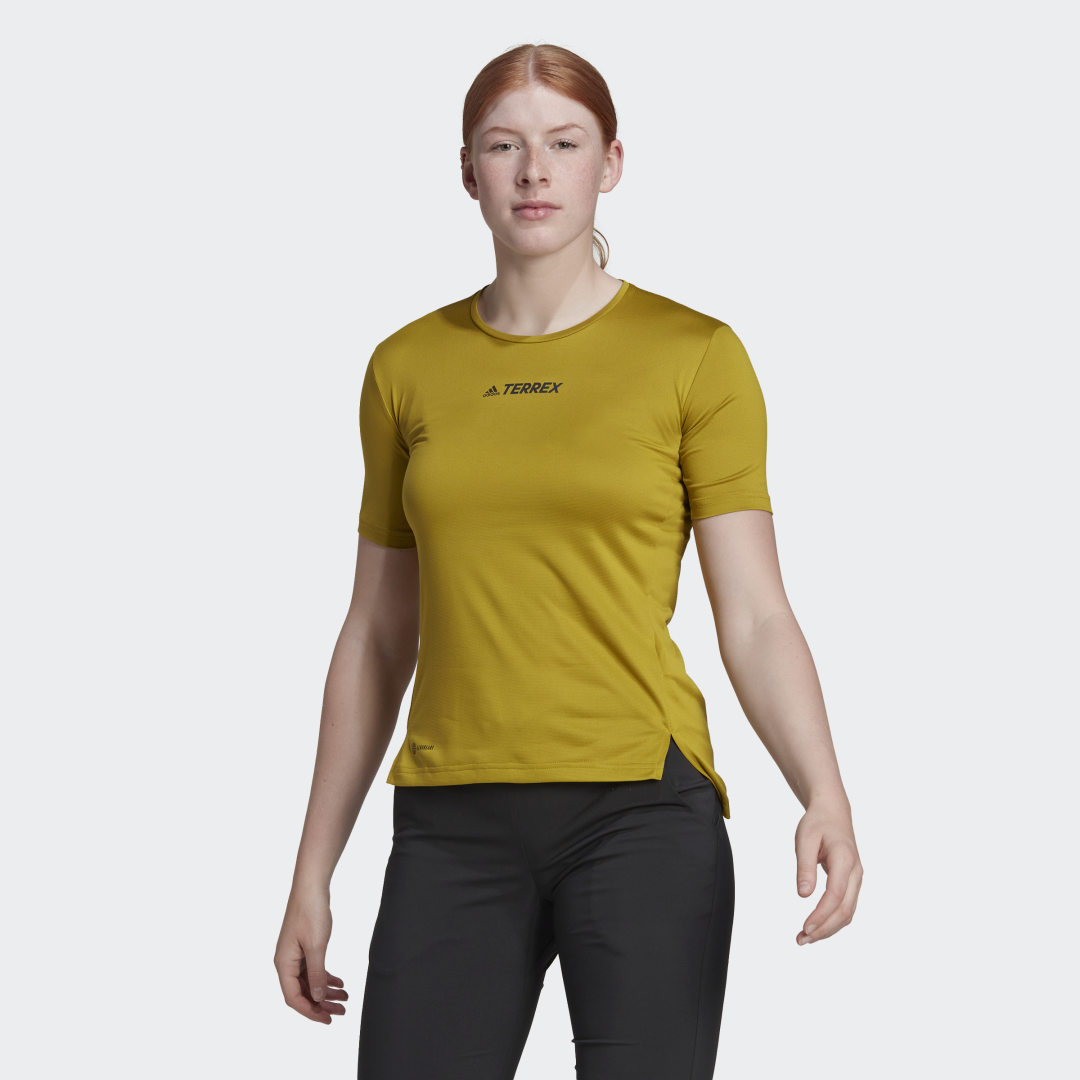 T-shirt adidas Performance Terrex Multi Gul | HI5503, 0