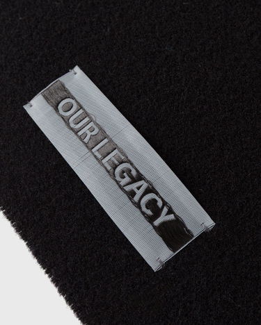 Tørklæde OUR LEGACY Estate Scarf Sort | A4248EAB, 4