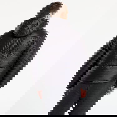 Puffer jakke Urban Classics Hooded Shiny Puffer Jacket Sort | TB7585-00007, 3