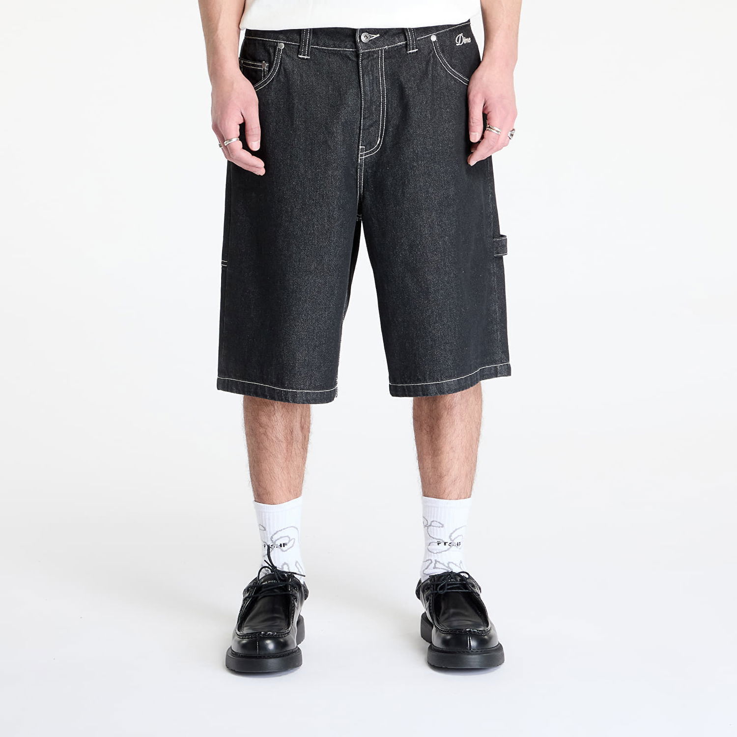 Shorts Dime Dime Classic Denim Shorts Sort | DIMESP2515BLK, 0