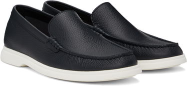 Sneakers og sko BOSS BOSS Tumbled Leather Loafers Sort | 50536173, 3
