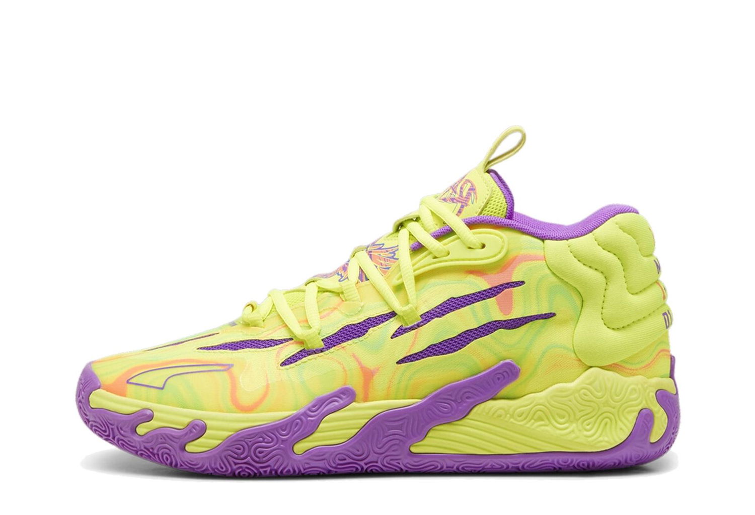 Sneakers og sko Puma MB.03 Spark, yellow/lilac Gul | 379898_01, 1