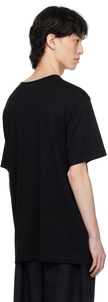 T-shirt LEMAIRE LEMAIRE Rib Knit T-Shirt Sort | TO1109 LJ1016, 2