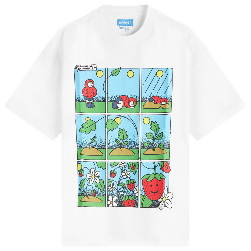 T-shirt MARKET Abundance Comic Graphic Tee Hvid | 399002183-WHT