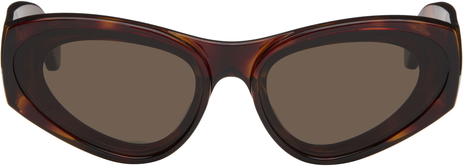 Solbriller Loewe Paula's Ibiza Goggle Cat-Eye Sunglasses Brun | LW40171UM6252E 840126861471, 0