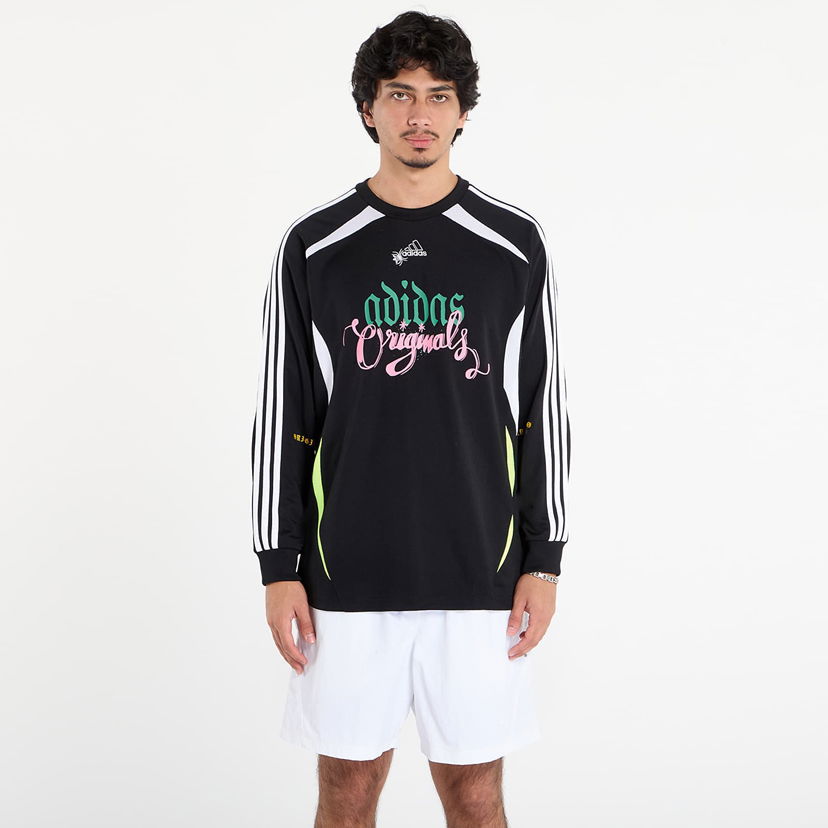 T-shirt adidas Originals Spiders Goalkeeper Loose Long-Sleeve Top Sort | JW0201