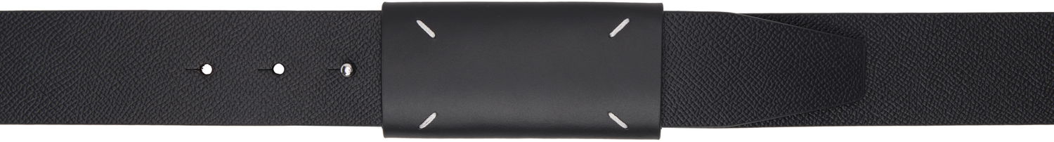 Bælter Maison Margiela Maison Margiela Tab-Slot Leather Belt Sort | SA1TP0017 P4745, 0