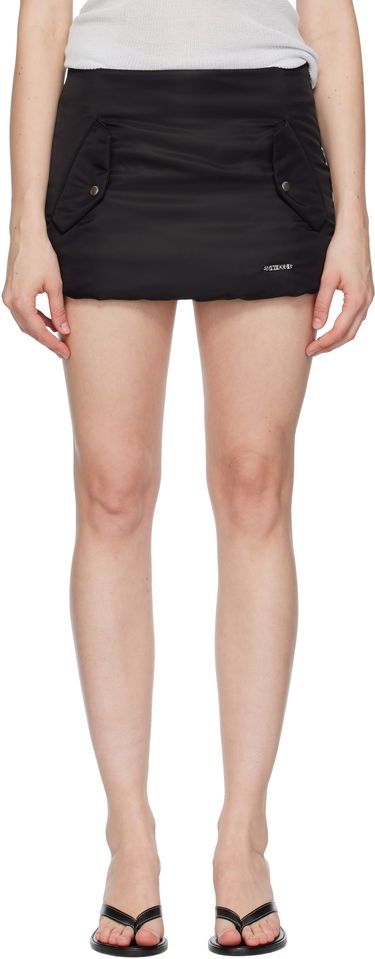 Nederdel We11done We11done Padded Miniskirt Sort | WD-SK2-25-260-W-BK, 0