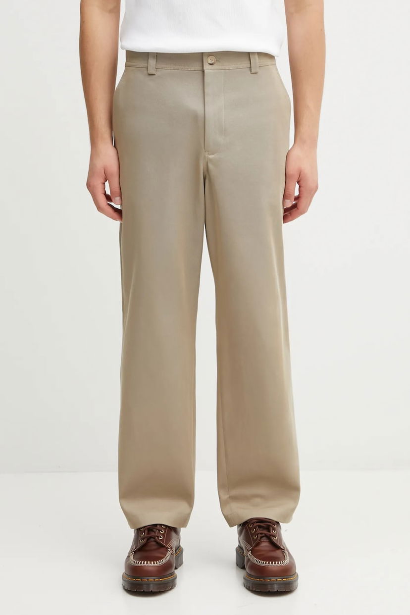 Bukser MAISON KITSUNÉ Maison Kitsuné Relaxed Trousers Beige | PM01119WW9028