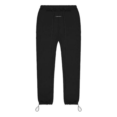 Joggingbukser Fear of God FW19 Drawstring Pants Sort | FOG-FW19-68
