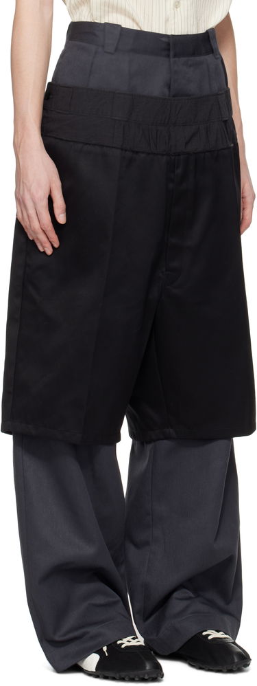 Bukser Maison Margiela Maison Margiela Layered Trousers Sort | S51KA0604 MTN067, 1