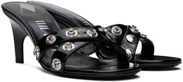 Tilbehør The Attico Attico Cosmo Heeled Sandals Sort | 241WS777 E056S, 3
