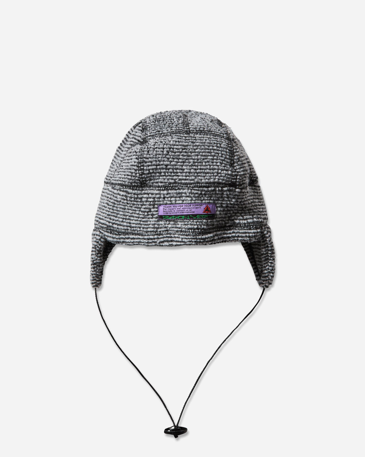 Hat Rayon Vert Fleece Hat Grå | S5RBN02 BLACK, 1