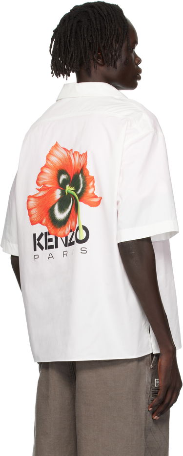 Skjorte KENZO Kenzo 'KENZO Archive Bouquet' Shirt Hvid | FF65CH1329P5, 2