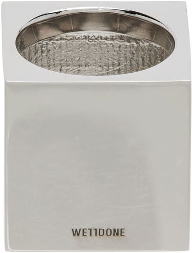 Ring We11done Square Logo Dice Ring Metalisk | WD-AJ1-22-703-U-BW, 3
