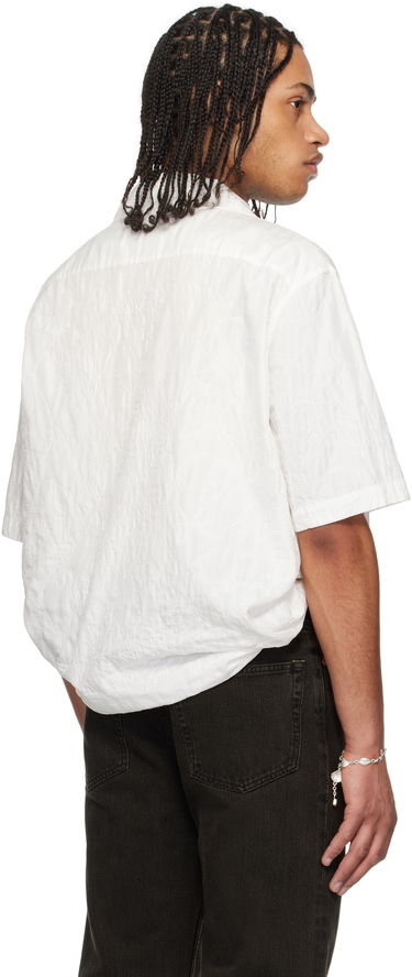 Skjorte OUR LEGACY Our Legacy Heusen Short Sleeve Shirt Hvid | M2252HWF, 2