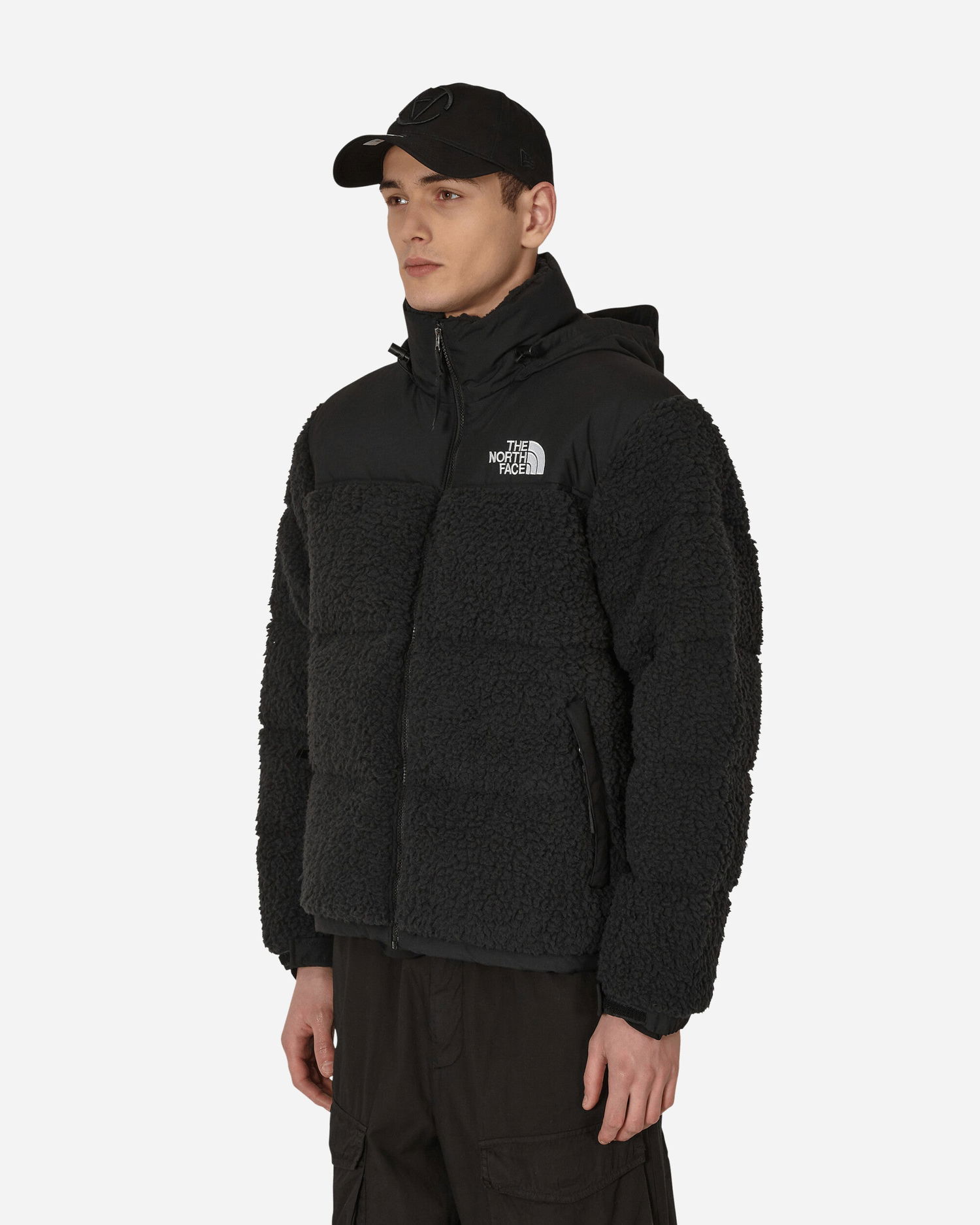Puffer jakke The North Face High Pile Nuptse Jacket Sort | NF0A5A84 JK31, 1