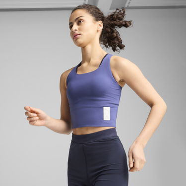 Tanktop Puma PUMA x SAYSKY Women's Running Crop Top Lilla | 526839_46, 1