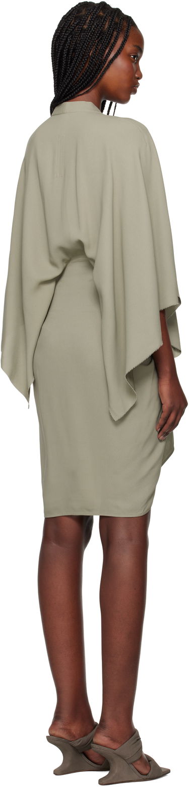 Kjole Rick Owens Rick Owens Hollywood Half Moon Minidress Grøn | RP01E7534 Y, 2