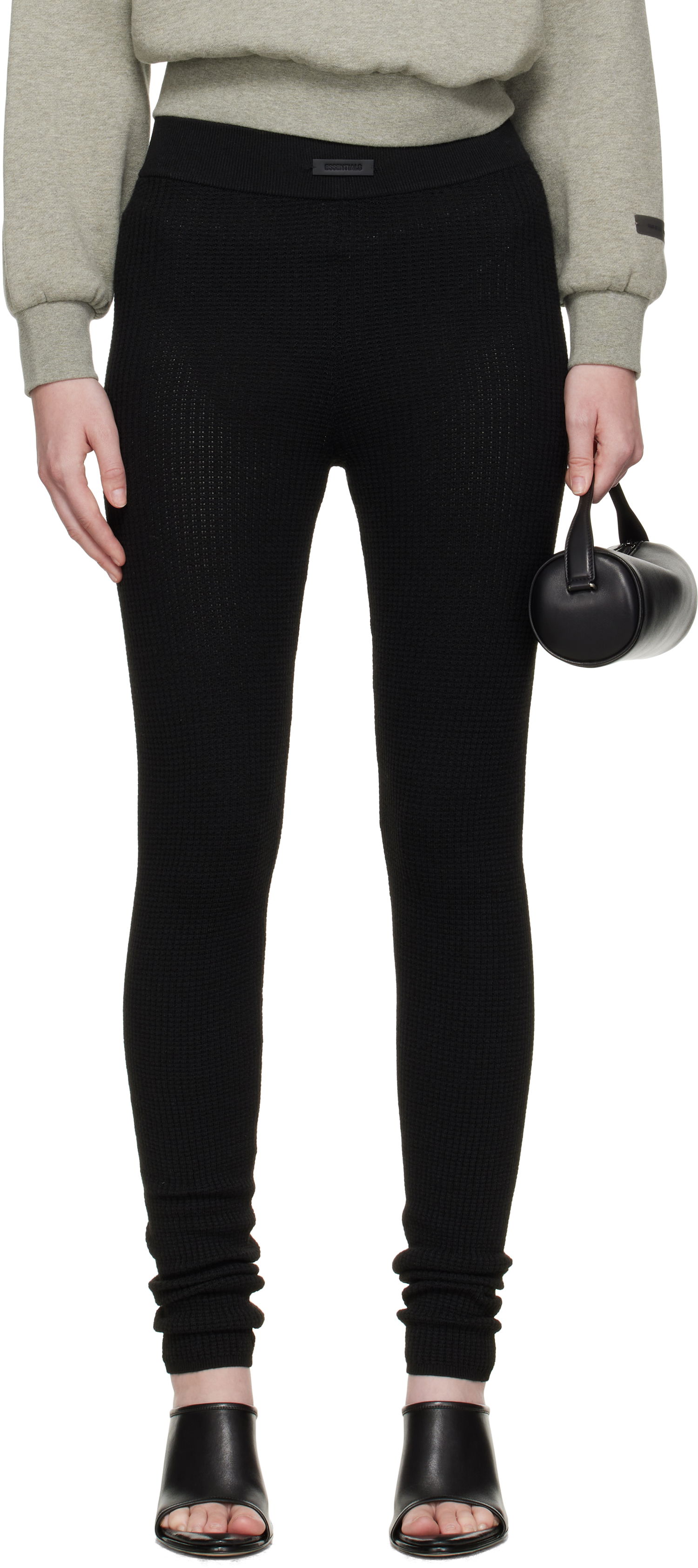Leggings Fear of God ESSENTIALS Waffle Leggings Sort | 192SP257270FW, 0