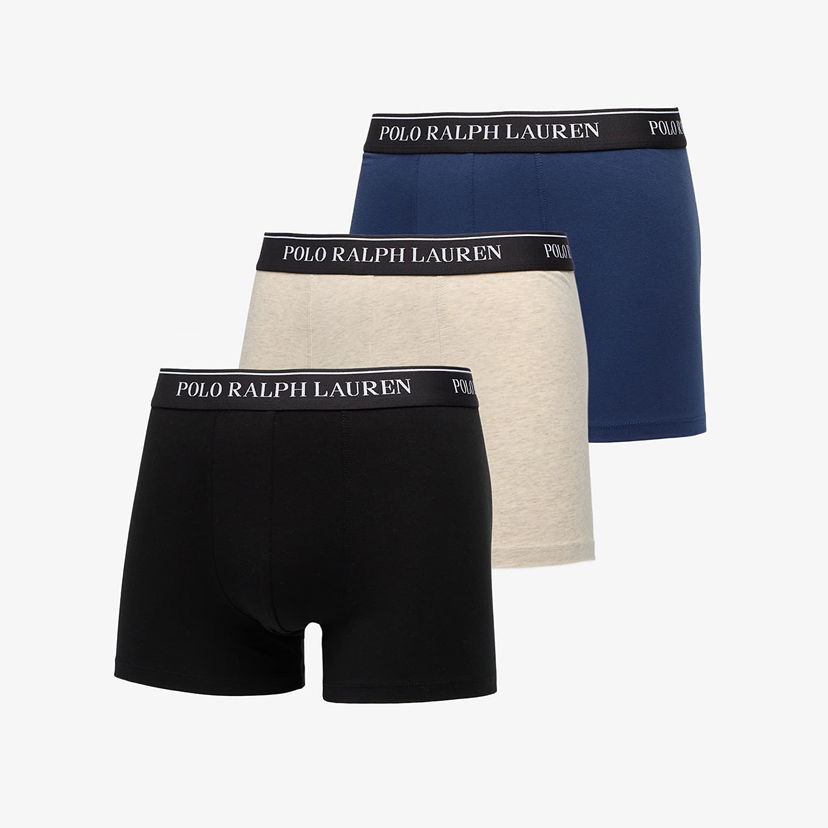 Boksere Polo by Ralph Lauren Ralph Lauren Stretch Cotton Trunk 3-Pack Flerfarvet | 714830299177