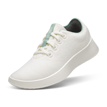 Sneakers og sko Allbirds Wool Runner Go, Size 5 Hvid | A11389W, 0