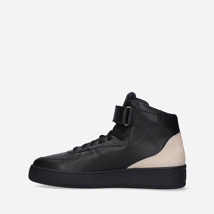 Sneakers og sko A-COLD-WALL* Rhombus Hi-Top "Black" Sort | ACWUF009BLACK, 0