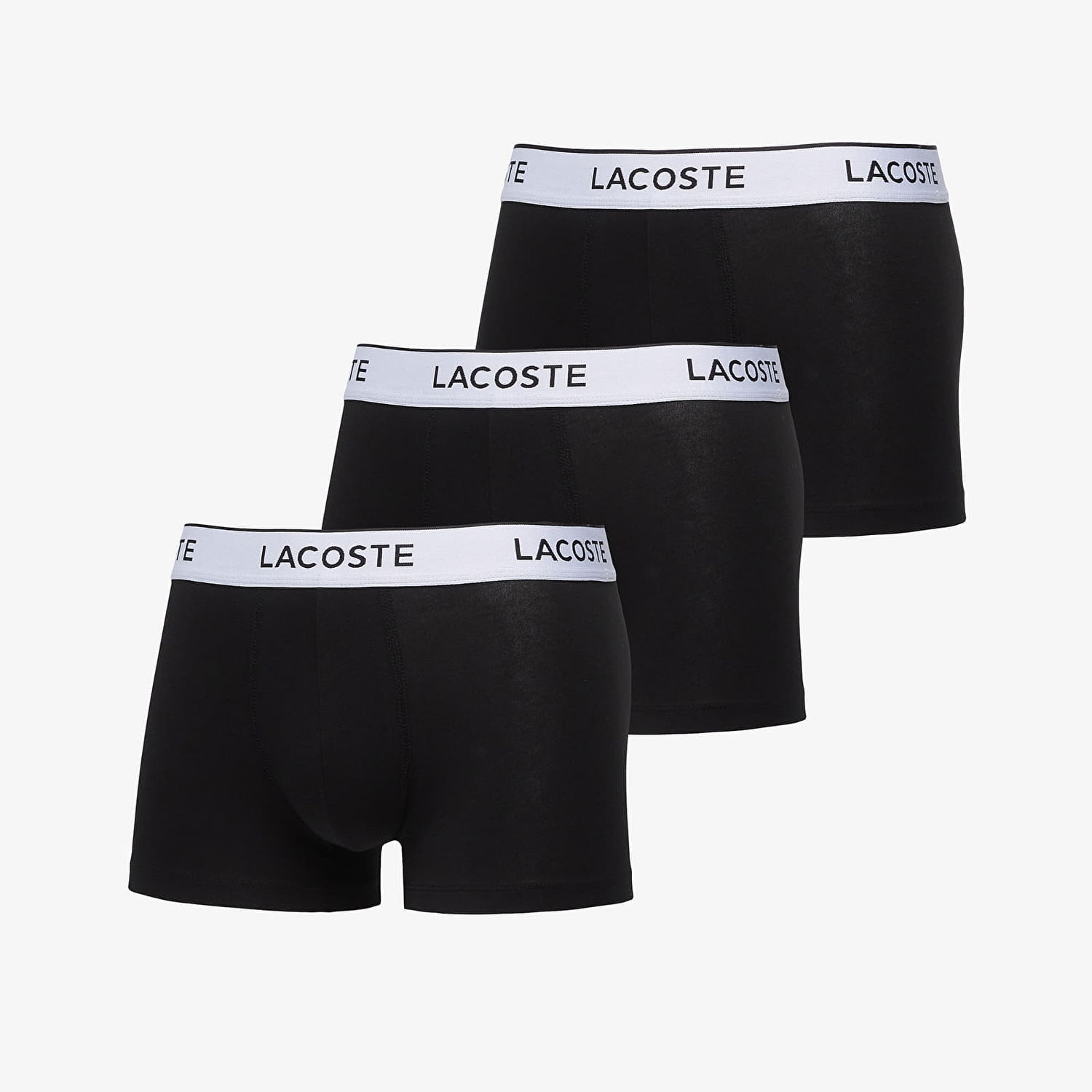 Boksere Lacoste LACOSTE Cotton Stretch Trunk (3-Pack) Sort | 5H2392 031, 0