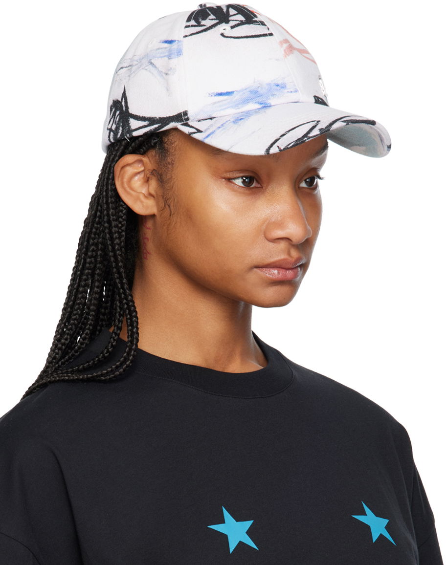 Kasket Études Études Julian Farade Booster Baseball Cap Hvid | E24MC907A039P4, 1