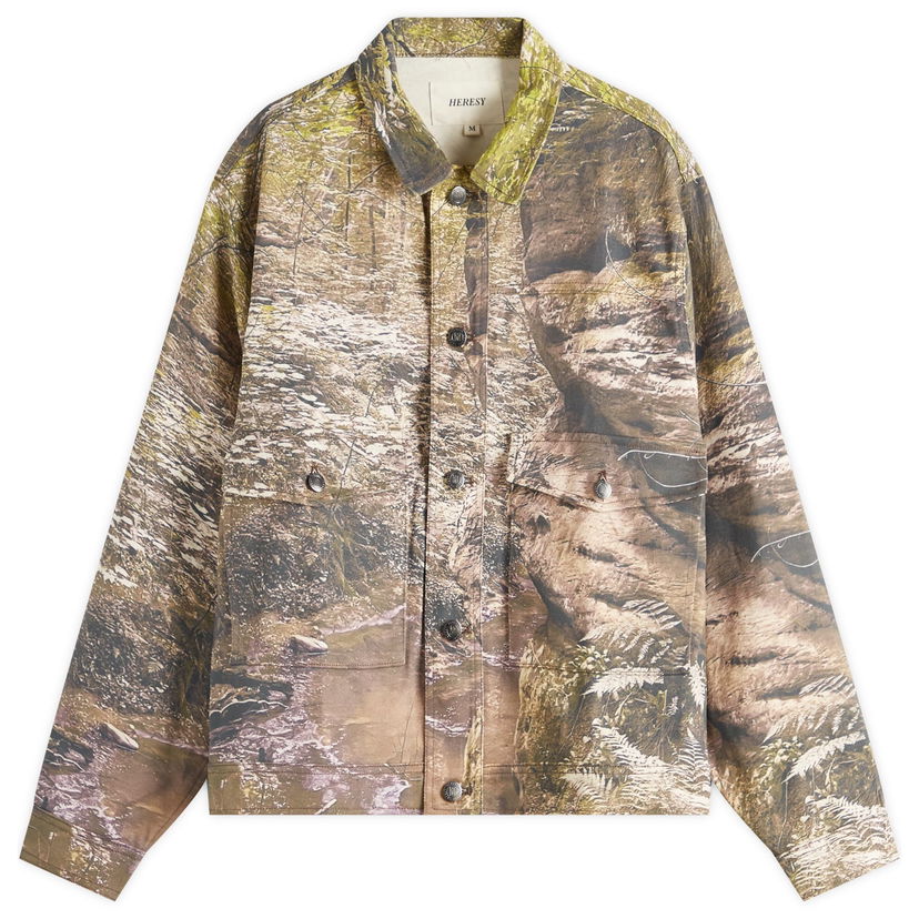 Jakke Heresy Heresy Dunino Print Jacket Brun | HSS25-O08